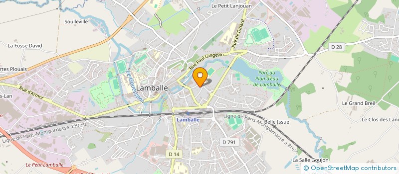 localisation de l'entreprise MONSIEUR JACQUES LAPORTE à LAMBALLE-ARMOR
