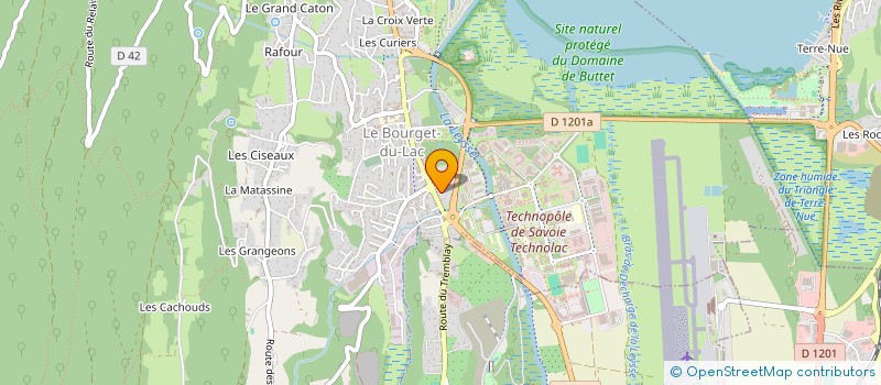 localisation de l'entreprise MONSIEUR JACQUES LAPORTE  LE BOURGET-DU-LAC