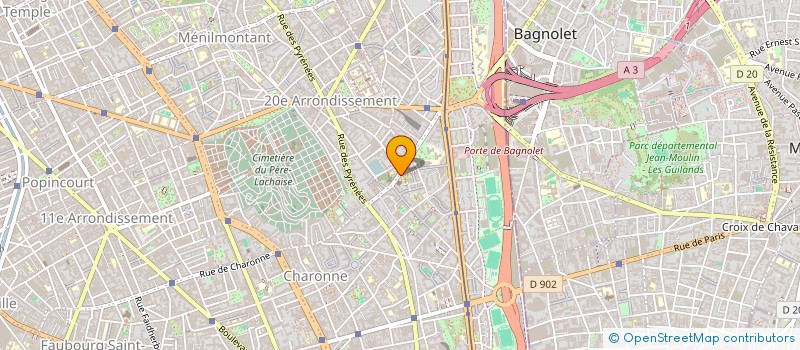 localisation de l'entreprise MONSIEUR JACQUES LARDAUD  PARIS