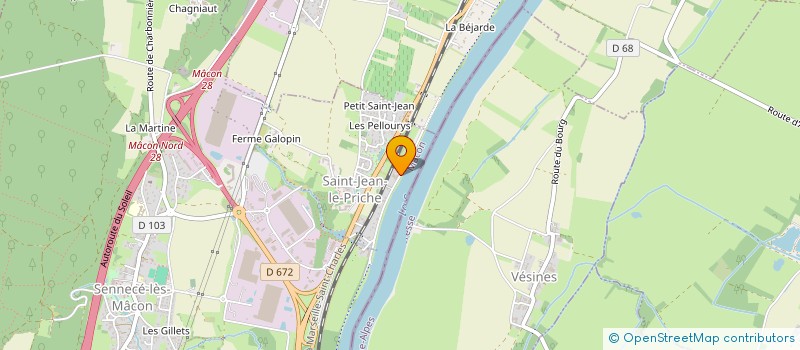 localisation de l'entreprise MONSIEUR JACQUES LARGER à MACON