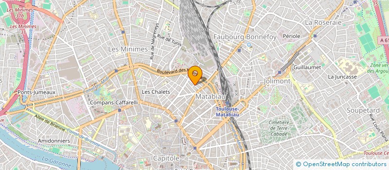 localisation de l'entreprise MONSIEUR JACQUES LARRIEU  TOULOUSE