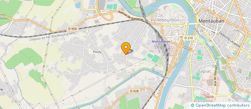 localisation de l'entreprise MONSIEUR JACQUES LARROQUE  MONTAUBAN