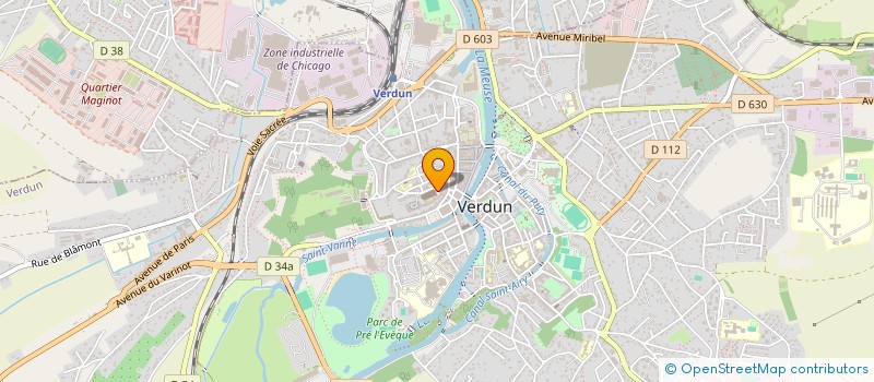 localisation de l'entreprise MONSIEUR JACQUES LARZILLIERE à VERDUN