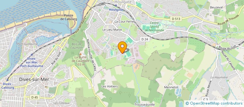 localisation de l'entreprise MONSIEUR JACQUES LASSERE  HOULGATE