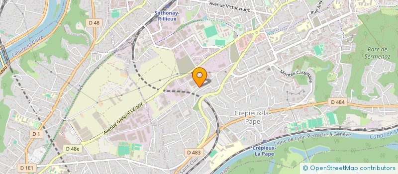 localisation de l'entreprise MONSIEUR JACQUES LAU  RILLIEUX-LA-PAPE