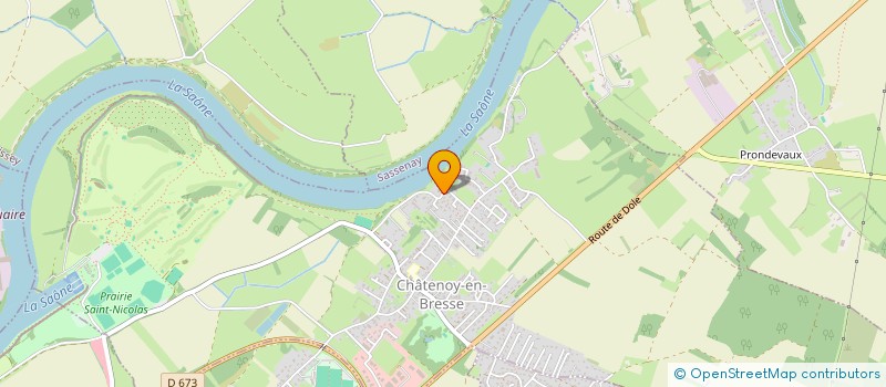 localisation de l'entreprise MONSIEUR JACQUES LAUNAY  CHATENOY-EN-BRESSE