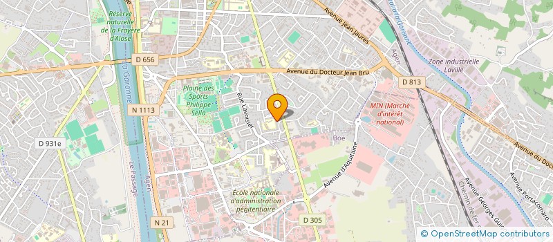 localisation de l'entreprise MONSIEUR JACQUES LAURANS  AGEN