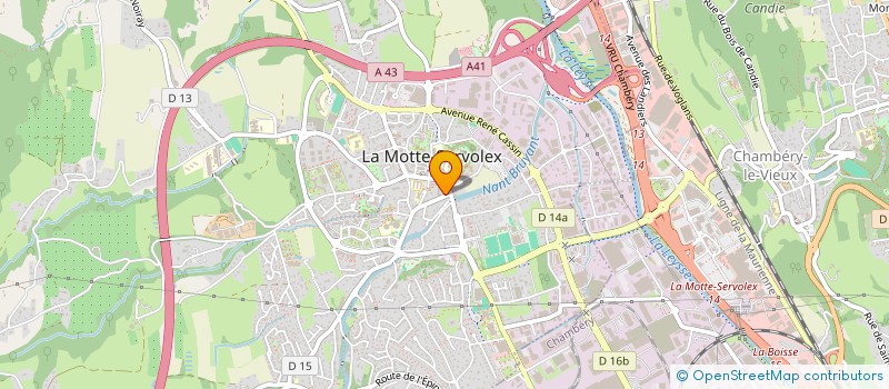 localisation de l'entreprise MONSIEUR JACQUES LAURENT  LA MOTTE-SERVOLEX