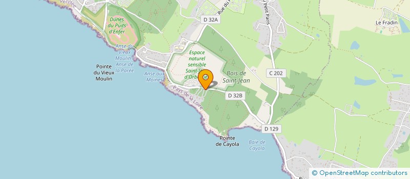 localisation de l'entreprise MONSIEUR JACQUES LAURENT  LES SABLES D'OLONNE