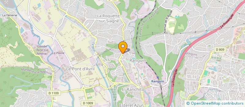 localisation de l'entreprise MONSIEUR JACQUES LAURENT  CANNES