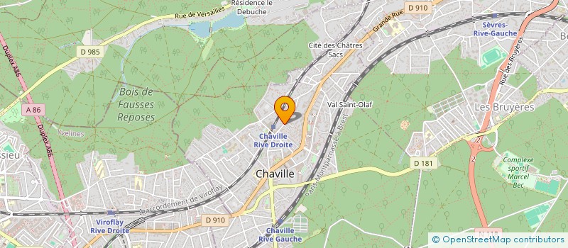 localisation de l'entreprise MONSIEUR JACQUES LAURENTY à CHAVILLE
