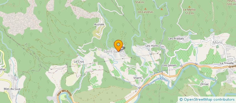 localisation de l'entreprise MONSIEUR JACQUES LAUZE  SAINT-JULIEN