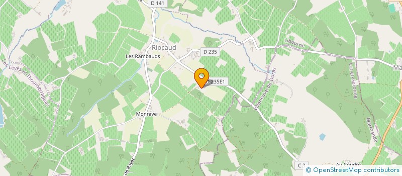 localisation de l'entreprise MONSIEUR JACQUES LAVANDIER  SAINT-AVIT-SAINT-NAZAIRE