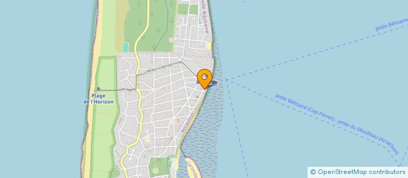 localisation de l'entreprise MONSIEUR JACQUES LAVIE  LEGE-CAP-FERRET