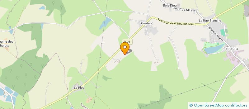 localisation de l'entreprise MONSIEUR JACQUES LAVIGNE  VAUMAS