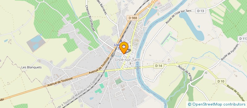 localisation de l'entreprise MONSIEUR JACQUES LAVOIGNAT à LISLE-SUR-TARN