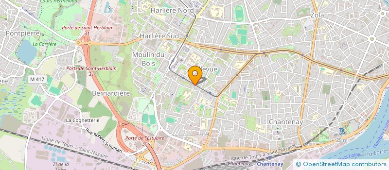 localisation de l'entreprise MONSIEUR JACQUES LE BACHELIER à NANTES