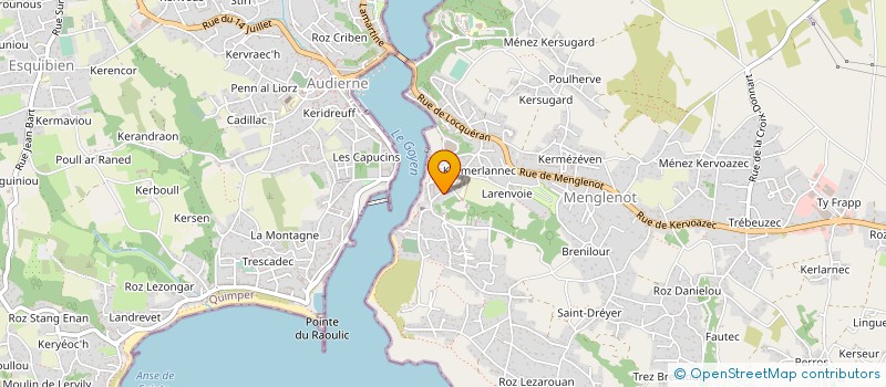 localisation de l'entreprise MONSIEUR JACQUES LE BOULANGER  ILE DE SEIN