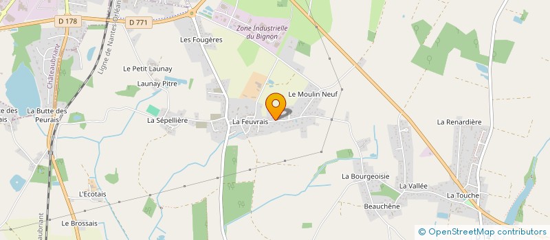 localisation de l'entreprise MONSIEUR JACQUES LE BOULER  ERBRAY