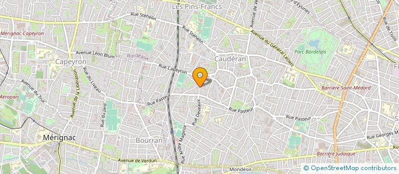 localisation de l'entreprise MONSIEUR JACQUES LE BRAS à BORDEAUX