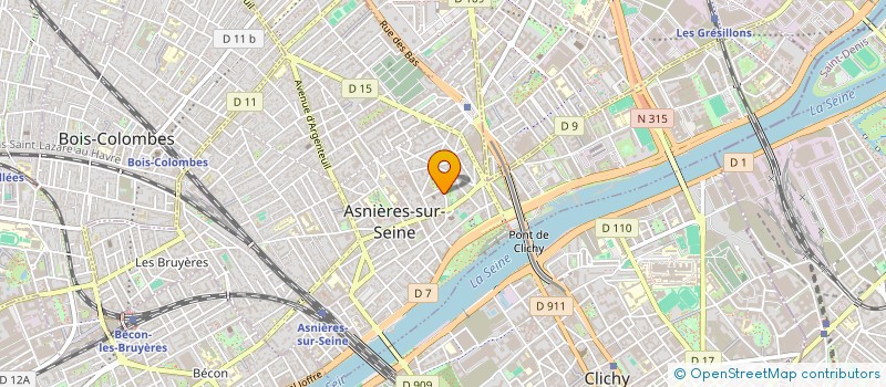 localisation de l'entreprise MONSIEUR JACQUES LE CAER à ASNIERES-SUR-SEINE