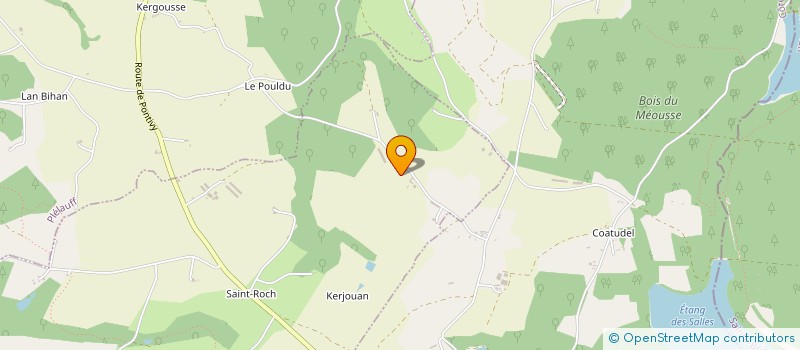 localisation de l'entreprise MONSIEUR JACQUES LE CORRE à LESCOUET-GOUAREC