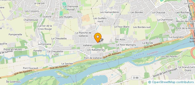 localisation de l'entreprise MONSIEUR JACQUES LE CORRONC à FONDETTES