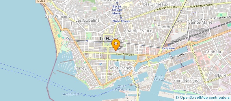 localisation de l'entreprise MONSIEUR JACQUES LE COURTOIS à LE HAVRE