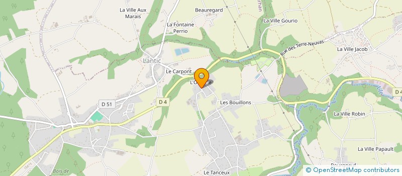 localisation de l'entreprise MONSIEUR JACQUES LE FEVRE  LANTIC