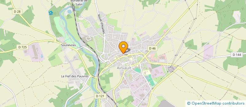 localisation de l'entreprise MONSIEUR JACQUES LE GALL  AIRVAULT