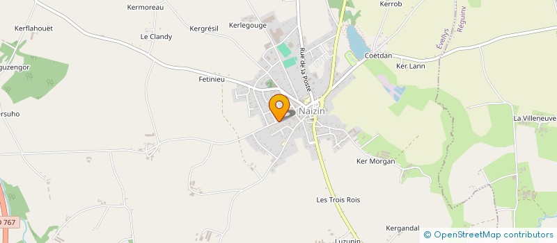 localisation de l'entreprise MONSIEUR JACQUES LE GOUALLEC  EVELLYS