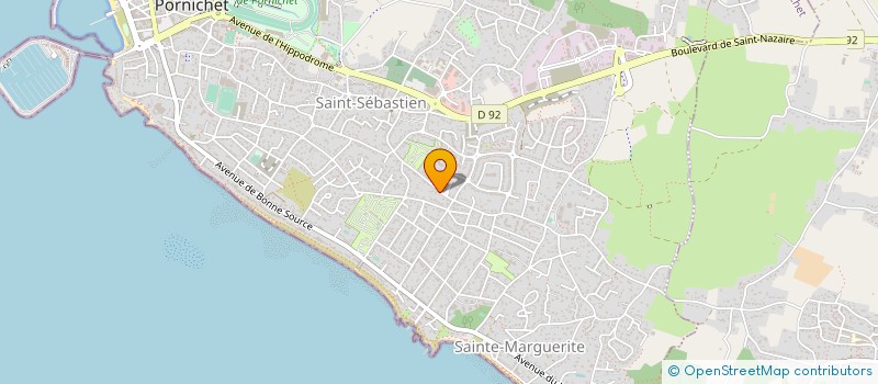 localisation de l'entreprise MONSIEUR JACQUES LE GUEN à PORNICHET