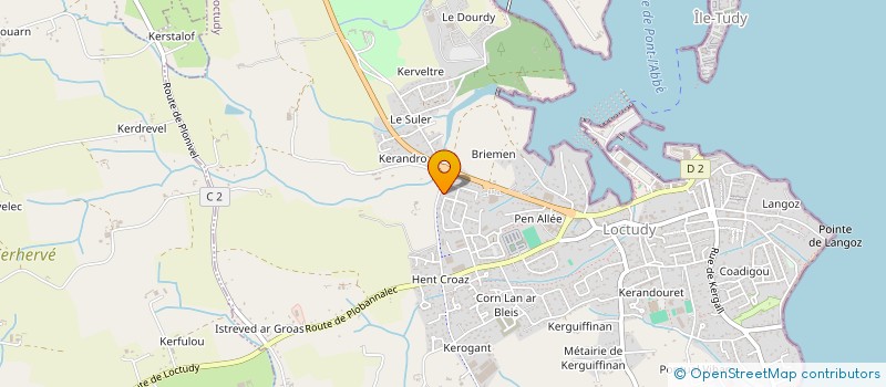 localisation de l'entreprise MONSIEUR JACQUES LE LAY  LOCTUDY