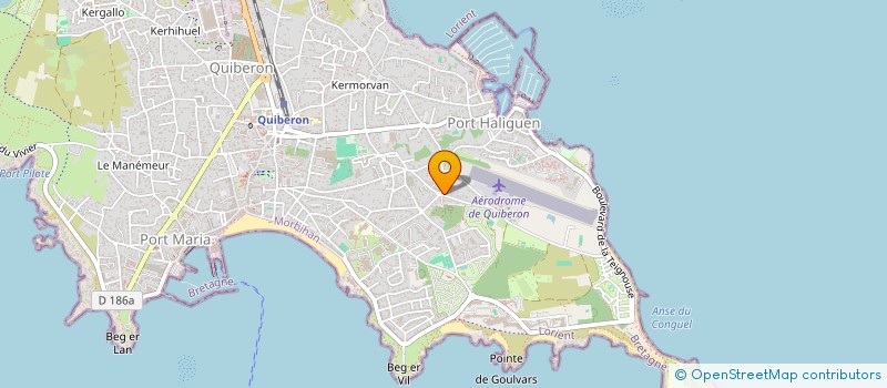 localisation de l'entreprise MONSIEUR JACQUES LE MELEDO  QUIBERON