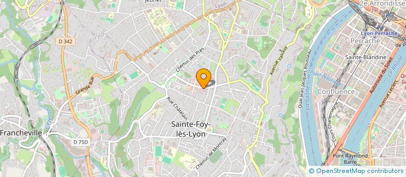 localisation de l'entreprise MONSIEUR JACQUES LE MONNIER à LYON