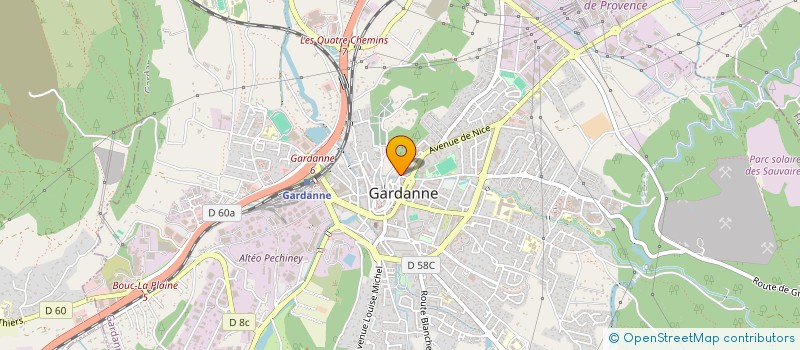 localisation de l'entreprise MONSIEUR JACQUES LE PORS à GARDANNE