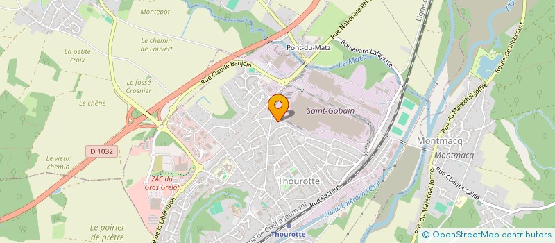 localisation de l'entreprise MONSIEUR JACQUES LE ROY  THOUROTTE