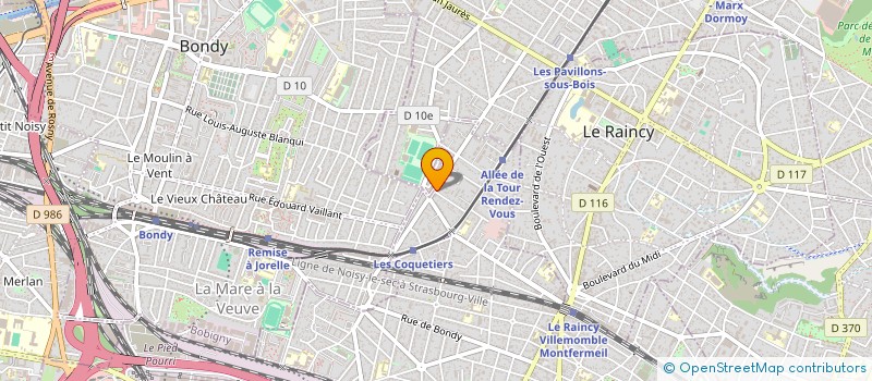 localisation de l'entreprise MONSIEUR JACQUES LEBACLE  VILLEMOMBLE