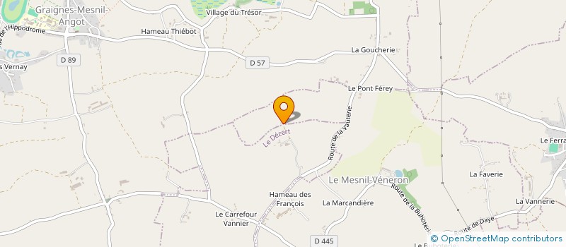 localisation de l'entreprise MONSIEUR JACQUES LEBAILLY à LE DEZERT