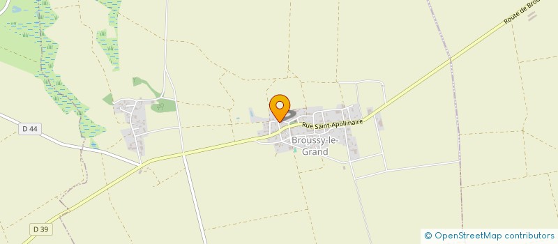 localisation de l'entreprise MONSIEUR JACQUES LEBLANC  BROUSSY-LE-GRAND