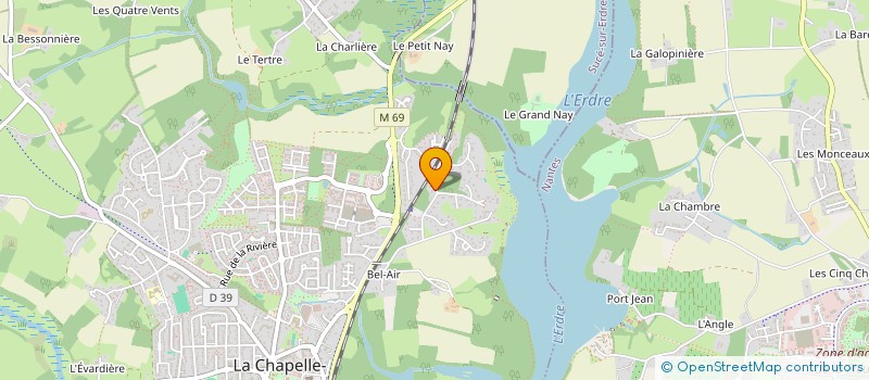 localisation de l'entreprise MONSIEUR JACQUES LEBOT à LA CHAPELLE-SUR-ERDRE