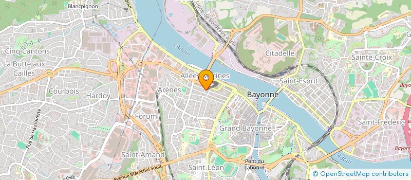 localisation de l'entreprise MONSIEUR JACQUES LECCIA à BAYONNE