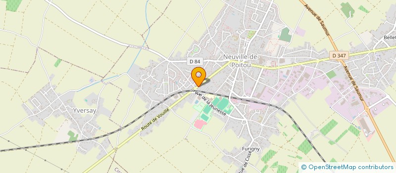 localisation de l'entreprise MONSIEUR JACQUES LECLERC  VOUILLE