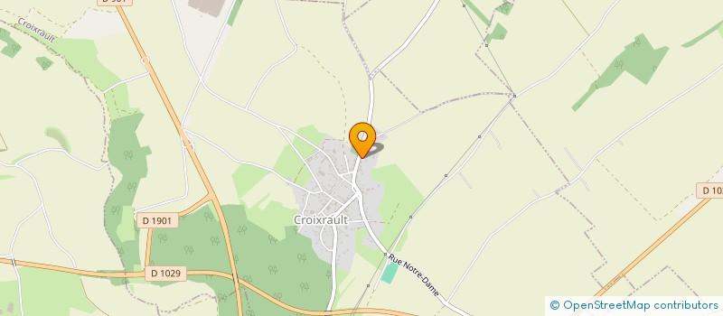 localisation de l'entreprise MONSIEUR JACQUES LECLERCQ  CROIXRAULT