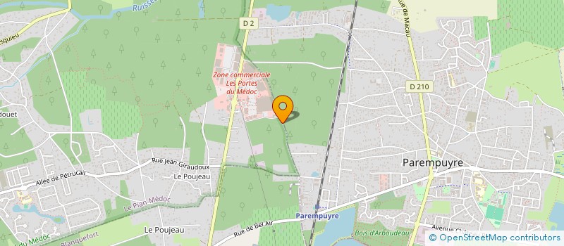 localisation de l'entreprise MONSIEUR JACQUES LECLERCQ  LE PIAN-MEDOC