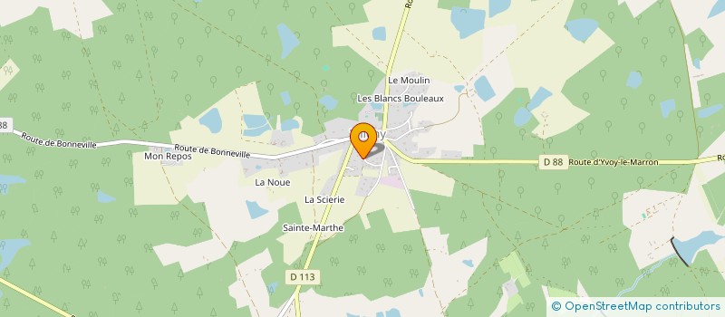 localisation de l'entreprise MONSIEUR JACQUES LECLERCQ  VILLENY