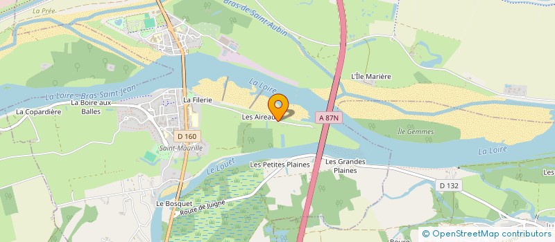 localisation de l'entreprise MONSIEUR JACQUES LECOMTE  LES PONTS-DE-CE