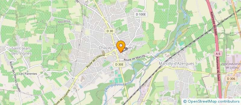 localisation de l'entreprise MONSIEUR JACQUES LECOQ à CHAZAY-D'AZERGUES
