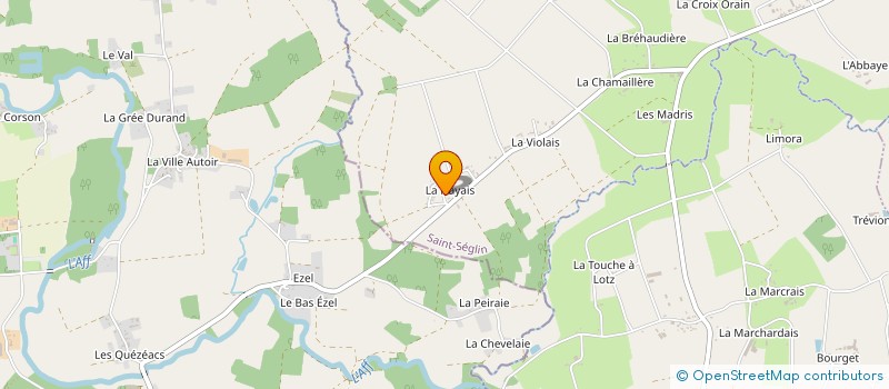 localisation de l'entreprise MONSIEUR JACQUES LEFEBVRE  SAINT-SEGLIN