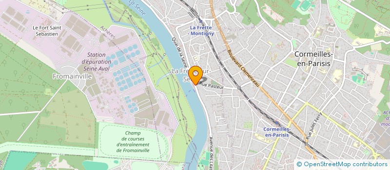 localisation de l'entreprise MONSIEUR JACQUES LEFEBVRE  LA FRETTE-SUR-SEINE